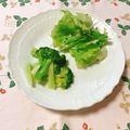 yesmama's cooksnap of when they made ごま油香る♪レタスのねぎ塩あえサラダ.