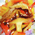 バキ子's cooksnap of when they made パプリカとしめじ炒めもの.