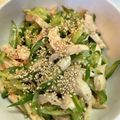 ☆maripei☆'s cooksnap of when they made ささ身ともやしときゅうりの梅サラダ♡.
