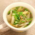 ＊sunlight＊'s cooksnap of when they made きのこのお吸い物＊焼き鳥缶で簡単.