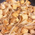 miyukosan's cooksnap of when they made 鶏むね肉と厚揚げと小松菜のしょうが醤油.