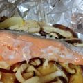 はぴを's cooksnap of when they made m秋鮭(生鮭)ときのこ味噌マヨホイル焼き.