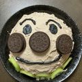 ☆キキ's cooksnap of when they made アンパンマン♡誕生日ケーキ.