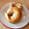 カバゴン's cooksnap of when they made 全粒粉入りメープル＆クルミベーグル.