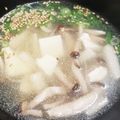 ブランシュkuu's cooksnap of when they made 簡単！倹約！鶏皮の茹で汁で中華スープ.
