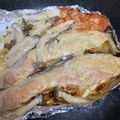 haru♩'s cooksnap of when they made 鮭の味噌マヨホイル焼き♪.