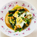 あっこ姉's cooksnap of when they made 車麩とほうれん草の卵とじ.