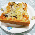 ＠迷子＠'s cooksnap of when they made かぼちゃの煮物をリメイクしてトーストに♬.