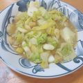 Noa1112's cooksnap of when they made シーフードミックスとキャベツのXO醤炒め.