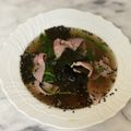 ナピト's cooksnap of when they made ✿豚肉と春菊のスープ✿.
