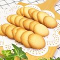 ゆづキッチン's cooksnap of when they made ラングドシャクッキー＆白い恋人♪.