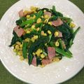 コムギ大好き's cooksnap of when they made ほうれん草とベーコンのバター醤油炒め.