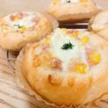 ちはりー's cooksnap of when they made つなマヨコーンぱん.