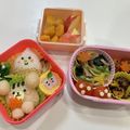 ゆいまーるん's cooksnap of when they made 簡単お弁当可愛いミニ林檎うさぎカット.