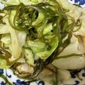 ひらめきmei's cooksnap of when they made 生昆布のガーリック醤油炒め♪.