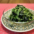 マルんちの丸顔's cooksnap of when they made 春菊とわかめの和風マヨサラダ＊簡単.