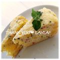 LAYLA*'s cooksnap of when they made おからバジル・ベーコン・チーズケーキ.