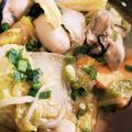 ☆冬蜜☆'s cooksnap of when they made 牡蠣の土手鍋（ドテ鍋）♪.