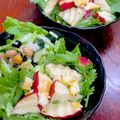 ルぴあ's cooksnap of when they made 春菊とリンゴのサラダ.
