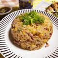 ★おにぎりMAN★'s cooksnap of when they made 簡単♡きざみにんにくde塩辛納豆炒飯♡.