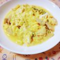ふうはっちゃん's cooksnap of when they made 白菜と鶏肉の卵とじ.