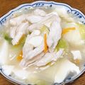vabochan's cooksnap of when they made 節約満足おかず＊鶏胸肉と崩し豆腐の旨塩煮.