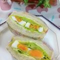 ＊＊ラテ＊＊'s cooksnap of when they made ☆野菜と卵のサンド☆.