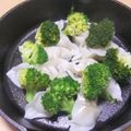 きらり流れ星's cooksnap of when they made 餃子とブロッコリーのフライパン蒸し.