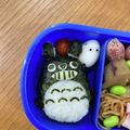 食いしん坊とーさ's cooksnap of when they made 簡単可愛い♥キャラ弁＊海苔トトロ♪.
