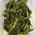 ランラン6456's cooksnap of when they made にんじんの葉の胡麻油炒め.