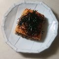 クックHX2GFD☆'s cooksnap of when they made 糖質制限　栃尾の油揚げ鯖の水煮缶詰め焼き.