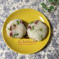 puniＫ's cooksnap of when they made ヘルシー～じゃこと大根葉のおにぎり.