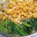 AYABUCHI's cooksnap of when they made 白菜と鶏肉のあっさりなめこ鍋.