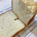 じゅりとめい's cooksnap of when they made ミルクたっぷり牛乳食パン＊HB早焼き.