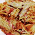 ハスカップジャム's cooksnap of when they made 千切りじゃがいものガレット風♪.
