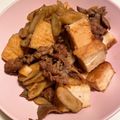 cook☆mi's cooksnap of when they made 常備菜☆簡単☆ごぼうと厚揚げ・牛肉の煮物.