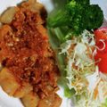 monacamama's cooksnap of when they made 豚ロースのソテー・めちゃ旨リンゴソース♡.