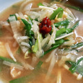 気まぐれ♡雨おんな's cooksnap of when they made 豚こまともやしの中華風辛味噌スープ.