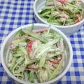 ととろ＆めい's cooksnap of when they made カニカマときゅうりのサラダ.