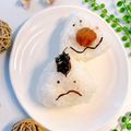 柚子♡⸝⸝⸝'s cooksnap of when they made 白いオニギリの頭に具をのせわかりやすく★.