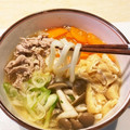 ☆Yummyco's cooksnap of when they made 簡単！豚肉と野菜の味噌煮込みうどん.