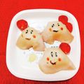 ﾁｲﾁｬﾝﾏﾏ's cooksnap of when they made ハム１枚カービィごはん＊キャラ弁.