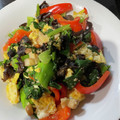 ＭＩ−ＳＡＮ's cooksnap of when they made チンゲン菜ときくらげと玉子のオイマヨ炒め.