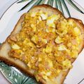 ぽてまるお's cooksnap of when they made 10分で卵サンドイッチ！お手軽朝食！.