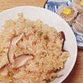 ちゃーりーWKY's cooksnap of when they made 干し椎茸だけの簡単炊き込みご飯.