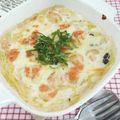 在宅勤務のおじさん's cooksnap of when they made お鍋ひとつで♡明太子スパゲティグラタン.