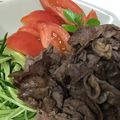 葉月優希's cooksnap of when they made 牛肉とトマトのサラダ♡.