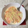 puniＫ's cooksnap of when they made 明太子と豆腐の簡単グラタン.
