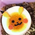 サイチョン's cooksnap of when they made キャラ弁☆ゆで卵de簡単ピカチュー.