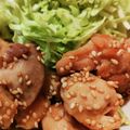 茶トラキッズ's cooksnap of when they made 子供が喜ぶ　オレンジ蜂蜜チキン.
